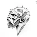 kratos tattoo design idea