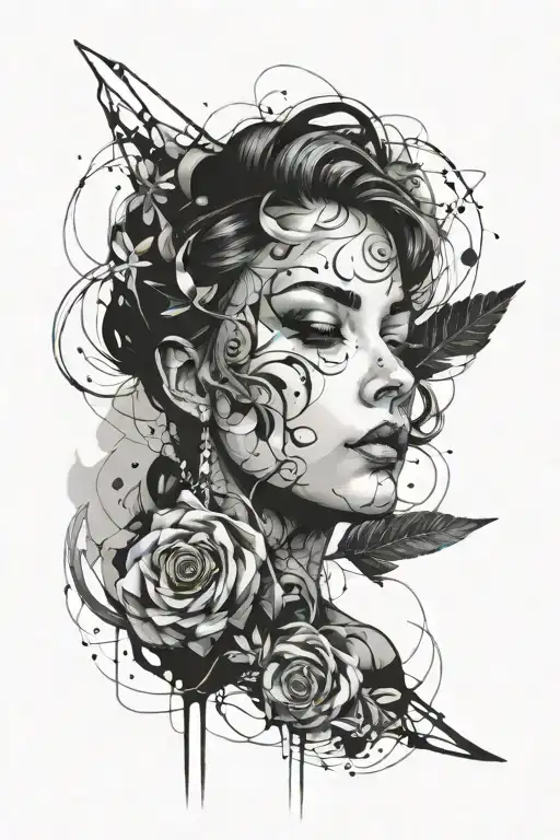 Meaningful girl tatto tattoo design idea