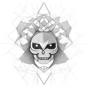 overthinking balance heart and mind tattoo design idea