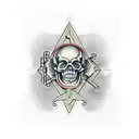 Forearm skeleton  tattoo design idea