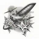 jewish aviation themed tattoo tattoo design idea