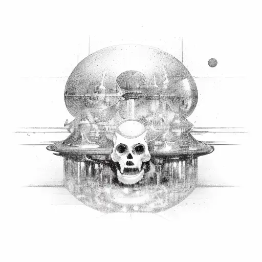 The present does not exist in time, it is a point of contact between the past and the future tattoo design idea