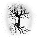 Tree tattoo design idea