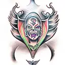 sexy demon tattoo design idea