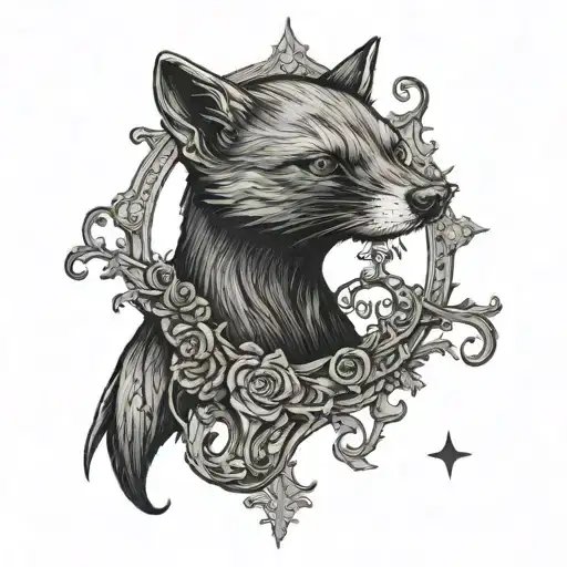 marten tattoo design idea