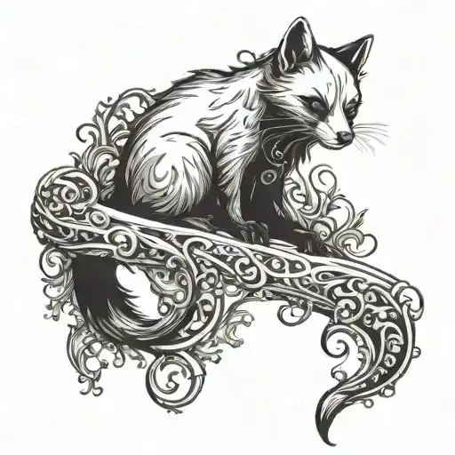 marten tattoo design idea