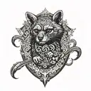 marten tattoo design idea