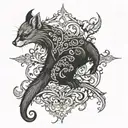 marten tattoo design idea