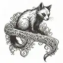 marten tattoo design idea