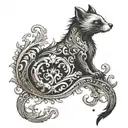 marten tattoo design idea
