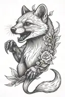 marten tattoo design idea
