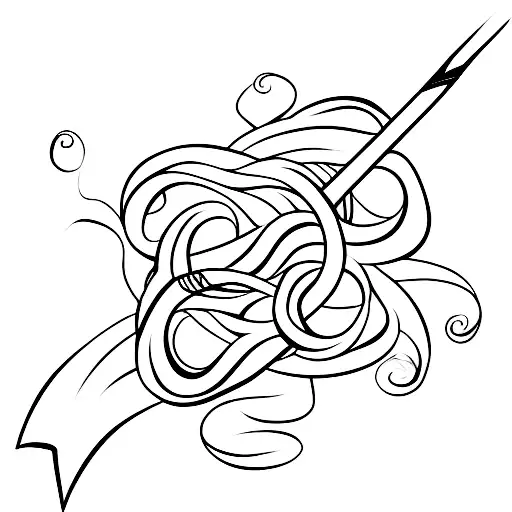 bow and arrow with vines  tattoo design idea