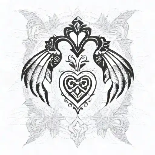 Claddagh tattoo design idea