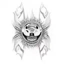 tiburón blanco tattoo design idea