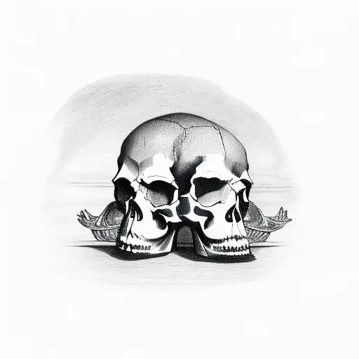 skull suicide boys  tattoo design idea