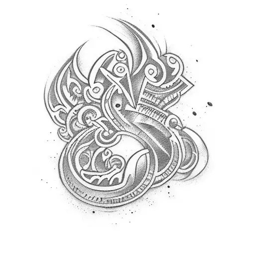 i need a Polynesian arm sleeve tattoo with my last name Kepani on it tattoo design idea