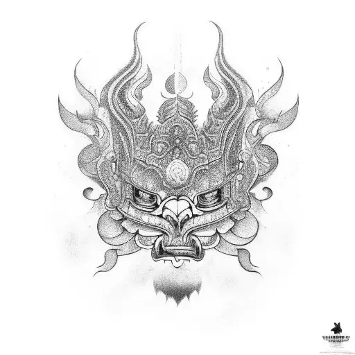 indonesian culture tattoo design idea