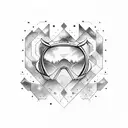 Space theme with the name Beckham tattoo design idea