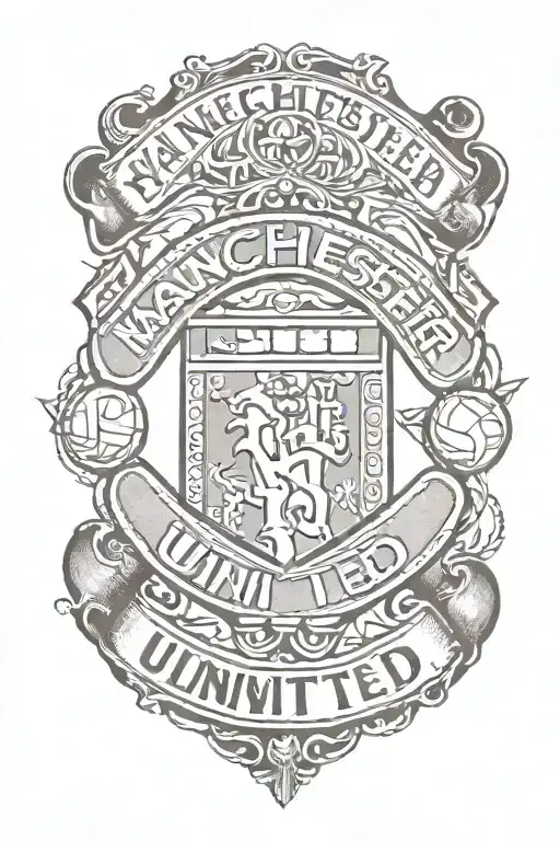 Manchester United, American Football tattoo design idea