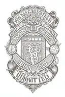 Manchester United, American Football tattoo design idea