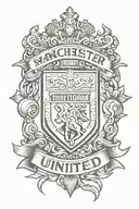 Manchester United, American Football tattoo design idea