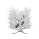 ceiba tree tattoo design idea