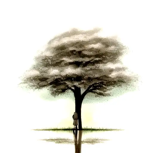 alone tattoo design idea