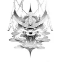 Yasuke, the legendary samurai tattoo design idea