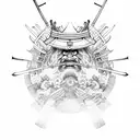 Yasuke, the legendary samurai tattoo design idea