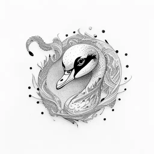 black swan music bts tattoo design idea