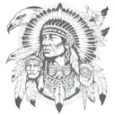 native american sleeve tattoo tattoo design idea