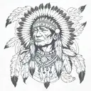 native american sleeve tattoo tattoo design idea