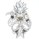 dragon ball z tattoo design idea
