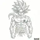 dragon ball z tattoo design idea