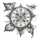 Coordinates tattoo design idea