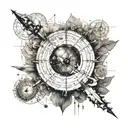 Coordinates tattoo design idea