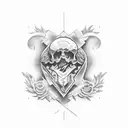 Acta non verba tattoo design idea