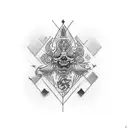 Acta non verba tattoo design idea