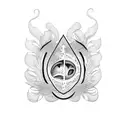 Acta non verba tattoo design idea