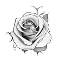 wrap around vine with multiple black roses tattoo design idea