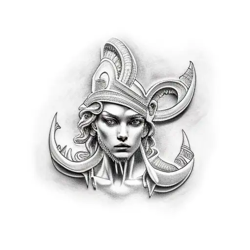 Greek mythology tattoo design idea