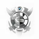 BMW tattoo design idea
