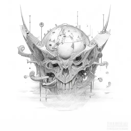 tortured soul  tattoo design idea