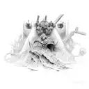 tortured soul  tattoo design idea