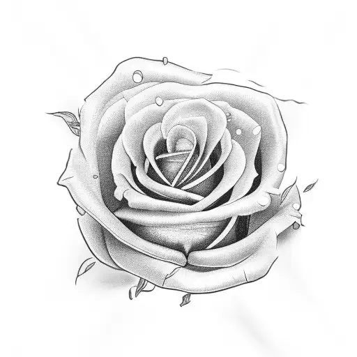100 dollar bill roses  tattoo design idea
