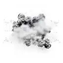 smoke effect tattoo design idea