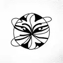 trap tattoo design idea