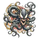 symbiote tattoo design idea