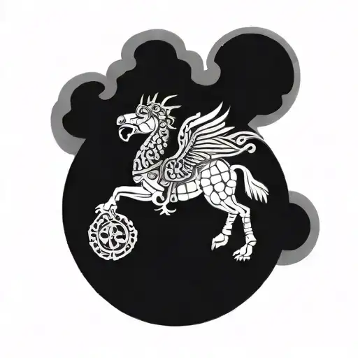 turk mythology tattoo tattoo design idea