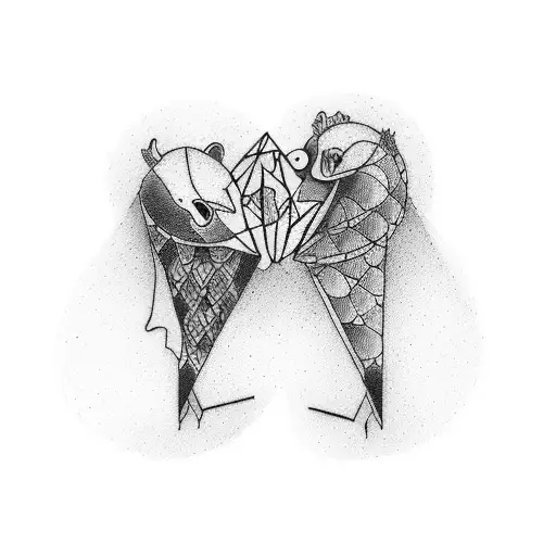 create a matching tattoo for two people that symbolizes the saying "I love you better" tattoo design idea